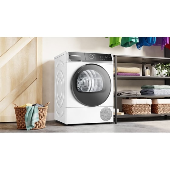 BOSCH WQB245B8GR 9 kg με Αντλία Θερμότητας Λευκό Στεγνωτήριο Ρούχων image 7