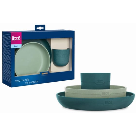 Lovi Σετ Πιατάκια Με Ποτηράκι - Pistachio Green image 1