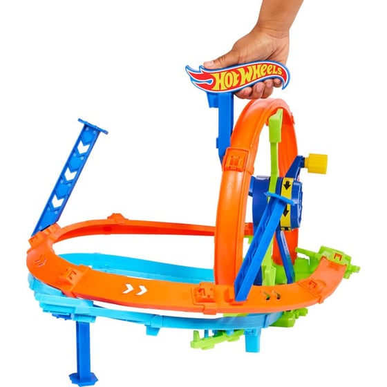 Hot Wheels Stunt Tracks Πίστα Γρήγορη Εκκίνηση με Loop (JBX65) image 5