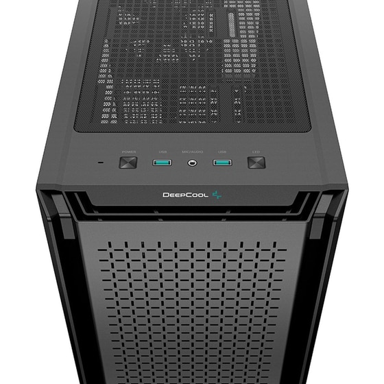Κουτί Desktop DeepCool CG560 Midi-Tower E-ATX Side Window RGB - Μαύρο image 8