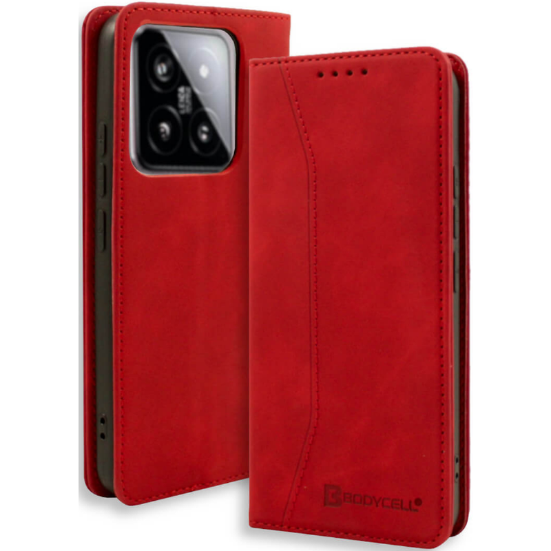 Θήκη Xiaomi 14 Pro - Bodycell Book Case - Red