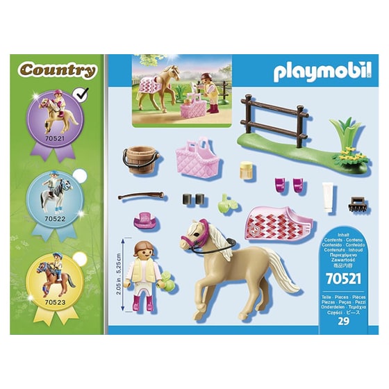 PLAYMOBIL® Country Αναβάτρια με German πόνυ (70521) image 3