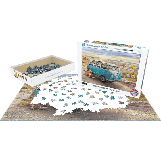 Παζλ Eurographics The Love & Hope VW Bus by Greg Giordano (1000 Κομμάτια) image 2