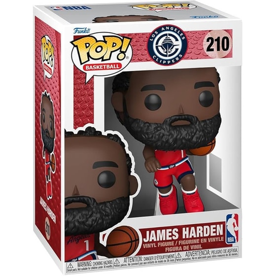 Funko Pop! Basketball -LA Clippers -James Harden # 210 image 1