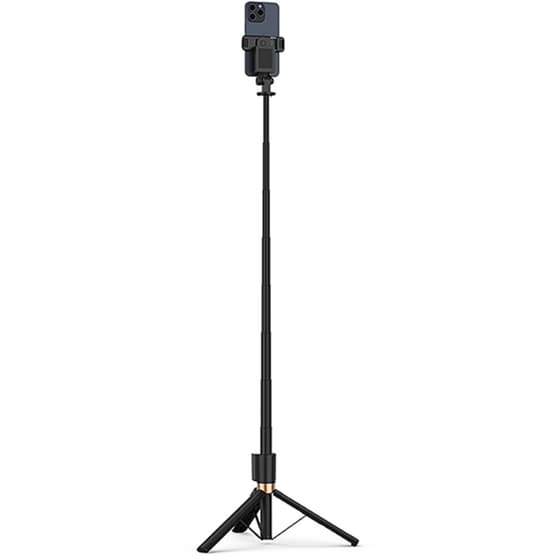 Selfie Stick XO SS23 με Ring Lights - Μαύρο image 5