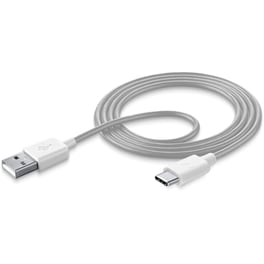 Καλώδιο δεδομένων Cellular Line Style Usb to Usb-C 1m - White