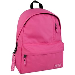 Τσάντα Πλάτης Must Team Monochrome Classic Ροζ με Ροζ Παλ
