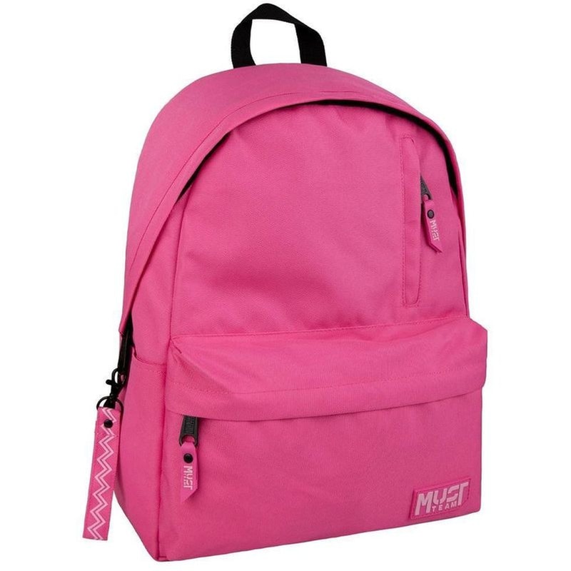 Τσάντα Πλάτης Must Team Monochrome Classic Ροζ με Ροζ Παλ