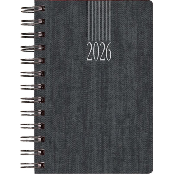 Ημερολόγιο Ημερήσιο 2026 Θεοφύλακτος 12M Kashmir Indiana Ανθρακί image 0