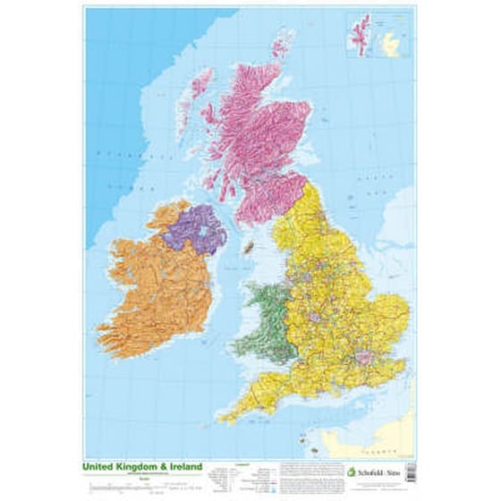 Map of UK and Ireland image 0