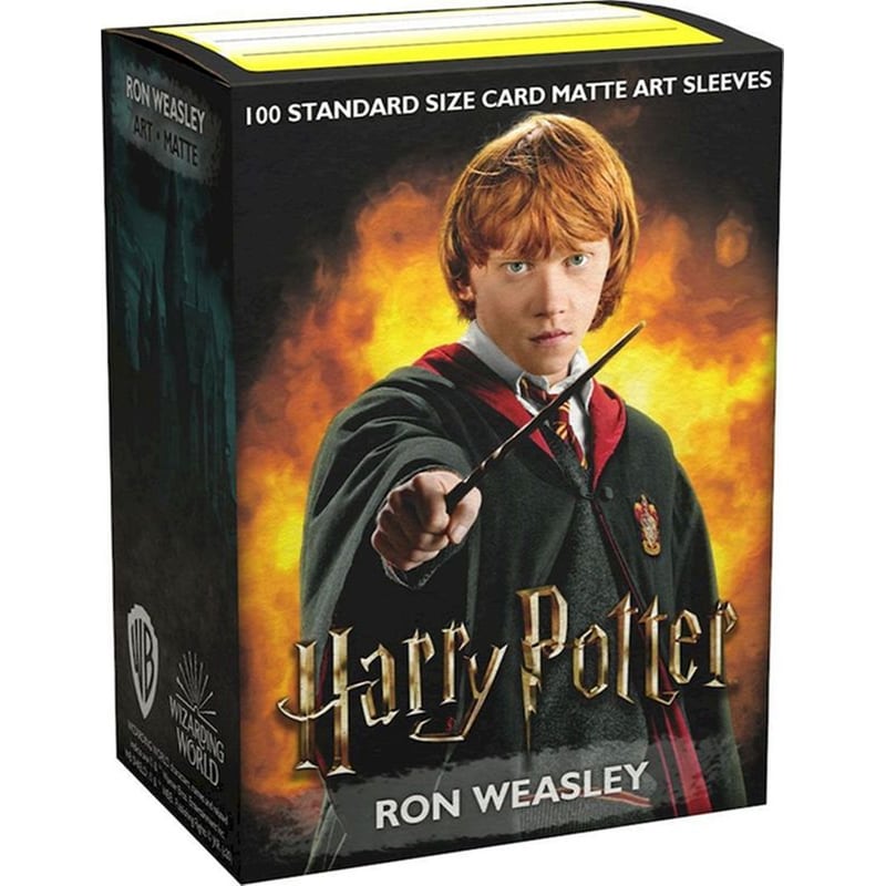 Dragon Shield Standard Size Matte Art Sleeves Wizarding World Ron Weasley (100 Sleeves)