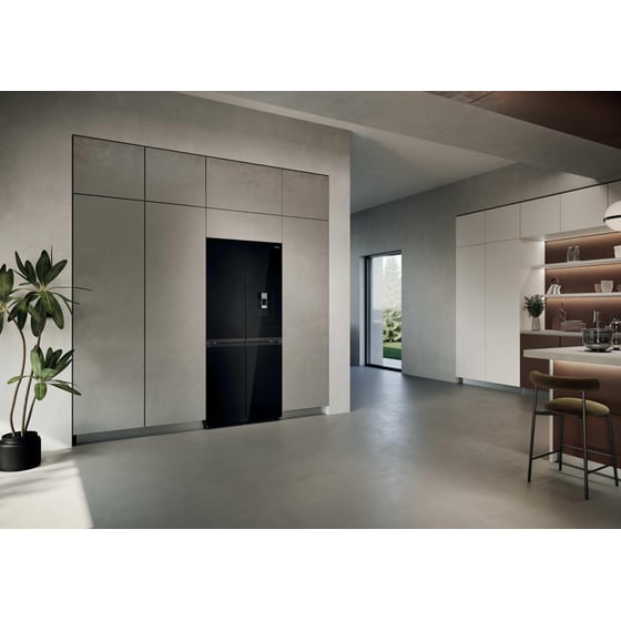 HAIER HCKR7819DWGB Total No Frost 459 Lt Μαύρο Ψυγείο Ντουλάπα image 17