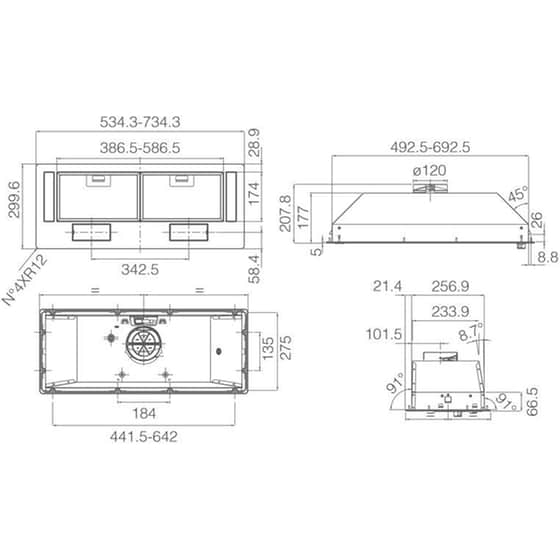 ELICA ERA C IX/A/52 52 cm Inox Απορροφητήρας Μηχανισμός Απορρόφησης image 3