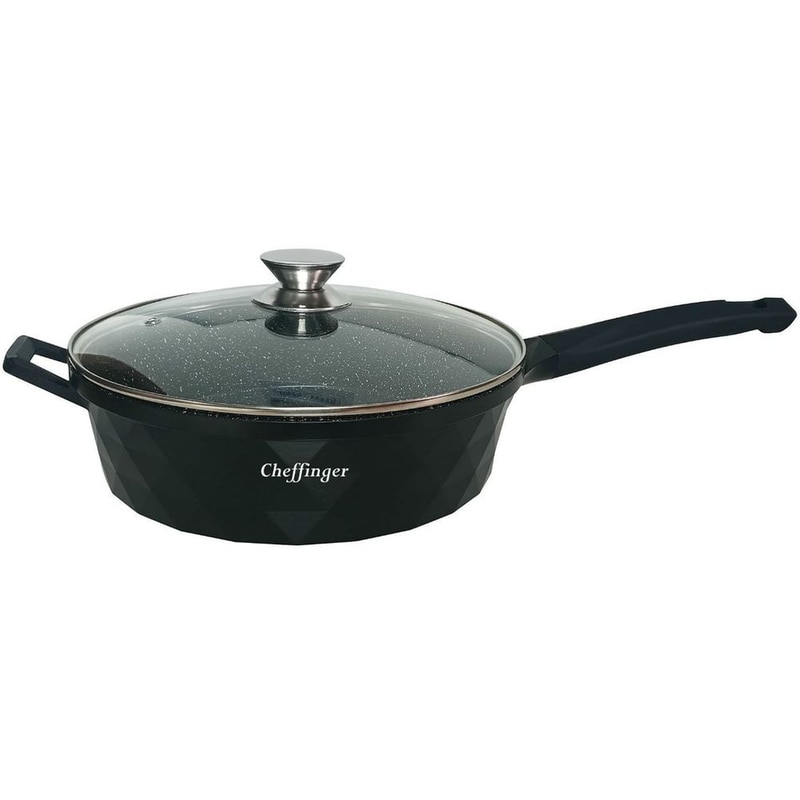 Αντικολλητικό Τηγάνι CHEFFINGER CF-DIAPF28-BLK 28 cm Μαύρο