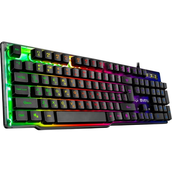Sven KB-G8500 Gaming Μεμβράνης Ενσύρματο Πληκτρολόγιο RGB Μαύρο (US) image 1