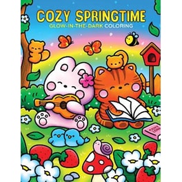 Cozy Springtime Glow-in-the-Dark Coloring