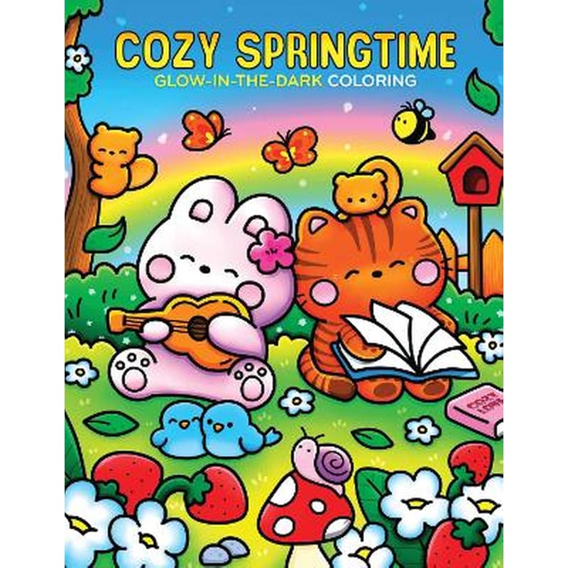 Cozy Springtime Glow-in-the-Dark Coloring