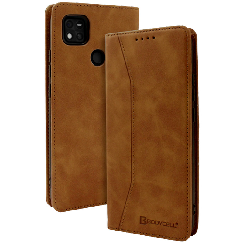 Θήκη Πορτοφόλι Xiaomi Redmi 10A - Bodycell - Καφέ