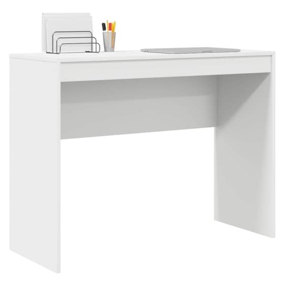 Γραφείο VidaXL 100x40x76 cm - Λευκό image 2