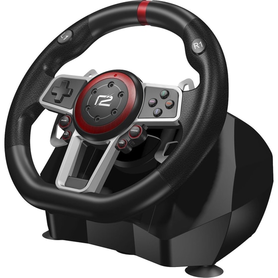 Τιμονιέρα Ready2gaming Multi System Racing Wheel Pro με Μοχλό Ταχυτήτων και Πετάλια - Μαύρη image 4