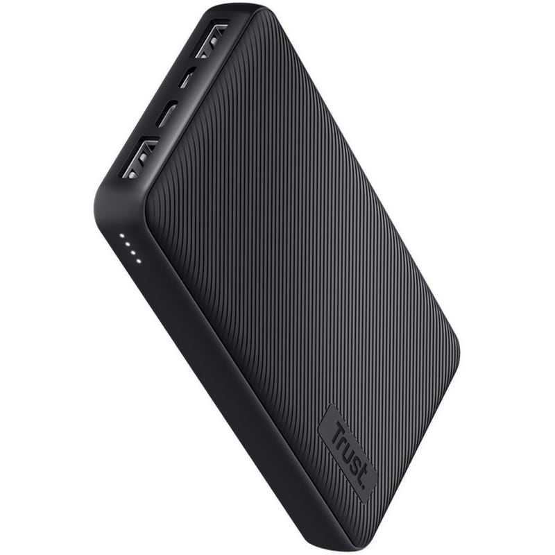 Powerbank Trust Primo Compact Eco 15.000 mAh - Μαύρο TRUST