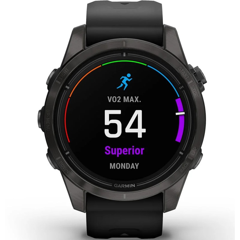 Smartwatch Garmin epix Pro Gen 2 Sapphire Edition 42mm - Carbon Gray DLC Titanium φωτογραφία