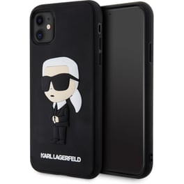 Θήκη Apple iPhone 11 - Karl Lagerfeld 3D Rubber - Μαύρο
