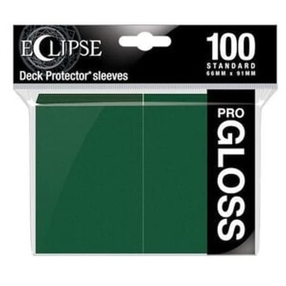 Up Standard Sleeves Pro-gloss Eclipse - Forest Green (100ct) image 0