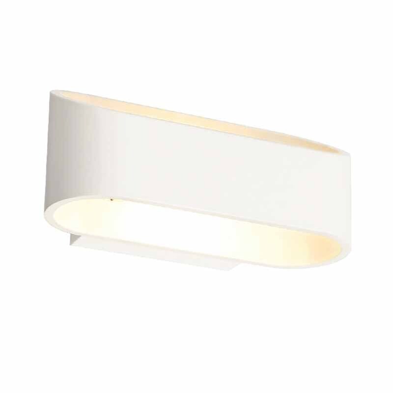 Απλίκα Τοίχου Led Aca Nephele L350394 Μεταλλική 16x10x7.5 cm - Λευκή