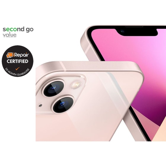 Μεταχειρισμένο Apple iPhone 13 256GB Pink second go value Certified by iRepair image 3