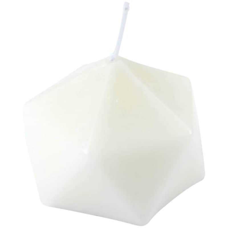Διακοσμητικό Κερί Spitishop L-c Arty 6bdc046bc 7x7x6cm - Λευκό