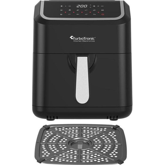 TURBOTRONIC TT-AF12D με Αποσπώμενο Κάδο 1600 W 5 L Μαύρο Φριτέζα Αέρος image 4