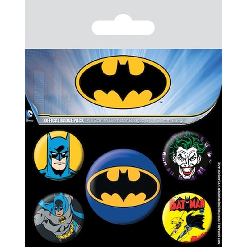 PYRAMID Pins Set Batman Dc