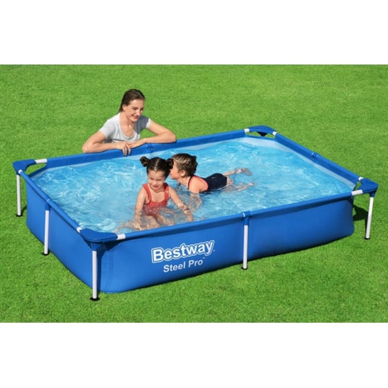 Οικογενειακή Πισίνα Εδάφους Bestway Steel Pro 1200 Lt - Μπλε image 1