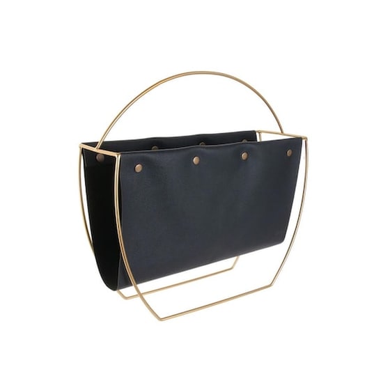 Θήκη Περιοδικών Aria Trade Μεταλλική 41x13x40 cm - Μαύρο image 0