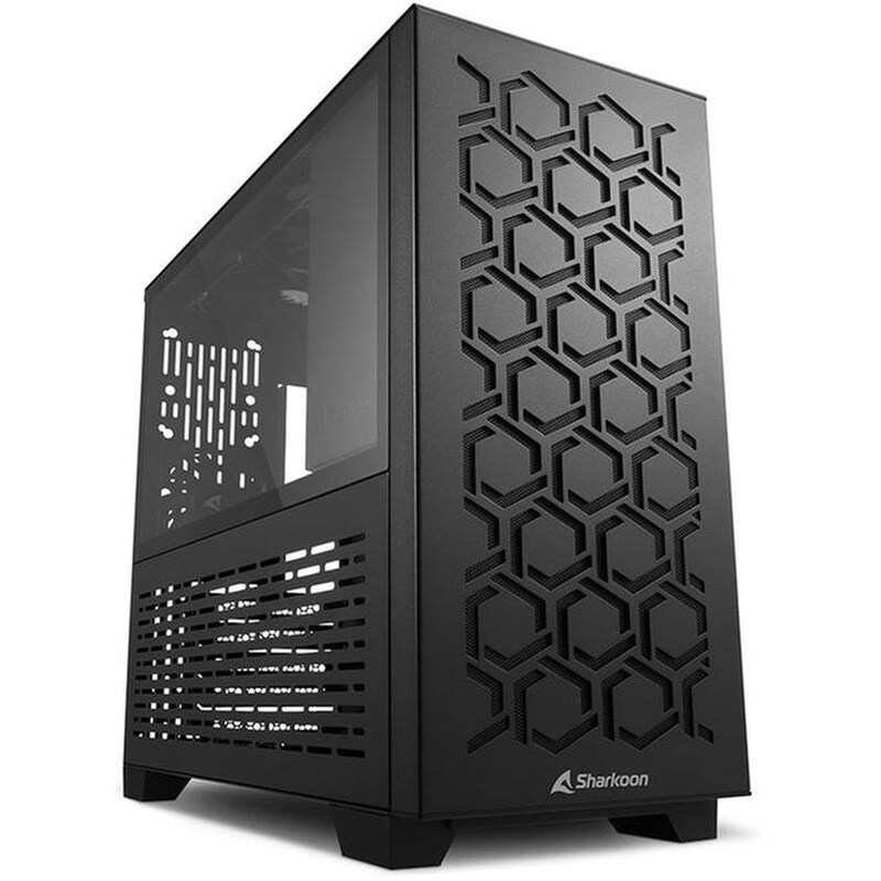 SHARKOON Κουτί Desktop Sharkoon MS-Y1000 Midi Tower - Μαύρο