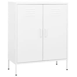 Ντουλάπι Γραφείου VidaXL από Ατσάλι 80x35x101.5 cm - Λευκό
