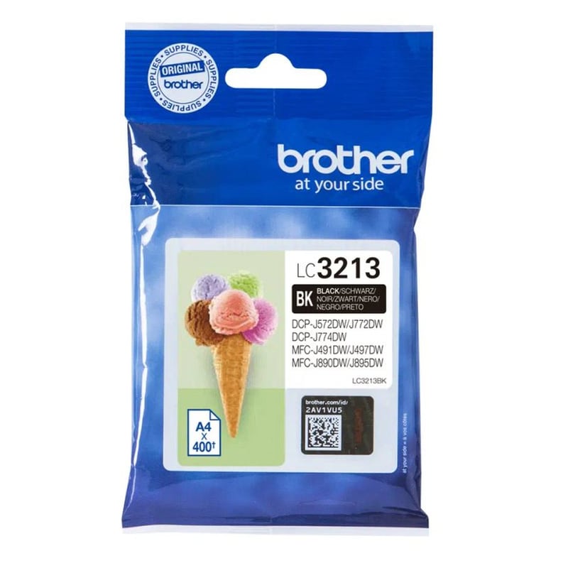 Brother LC-3213BK Μαύρο Μελάνι Εκτυπωτή HC BROTHER