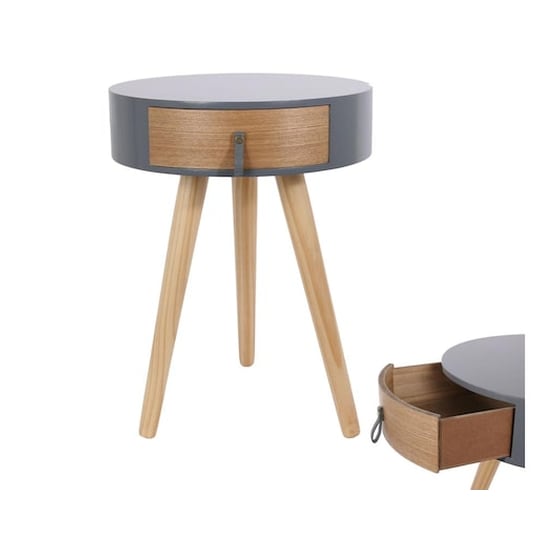 Τραπεζάκι Σαλονιού Aria Trade από MDF 35x46.5x35cm - Γκρι image 3