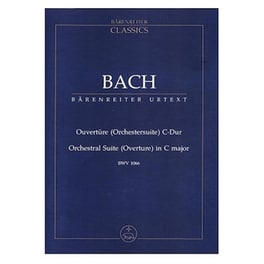 Βιβλίο Για Σύνολα Barenreiter Bach - Orchestral Suite (ouverture) In  C Major Bwv 1066 [pocket Score]