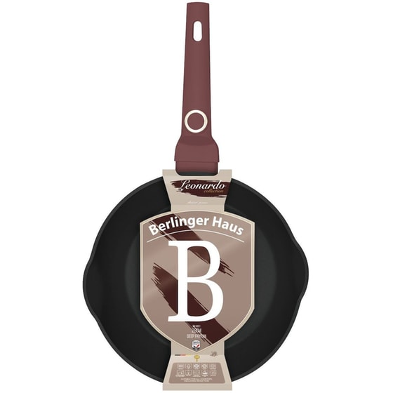 Αντικολλητικό Τηγάνι BERLINGER HAUS BH-8031 28 cm Μπορντό image 0