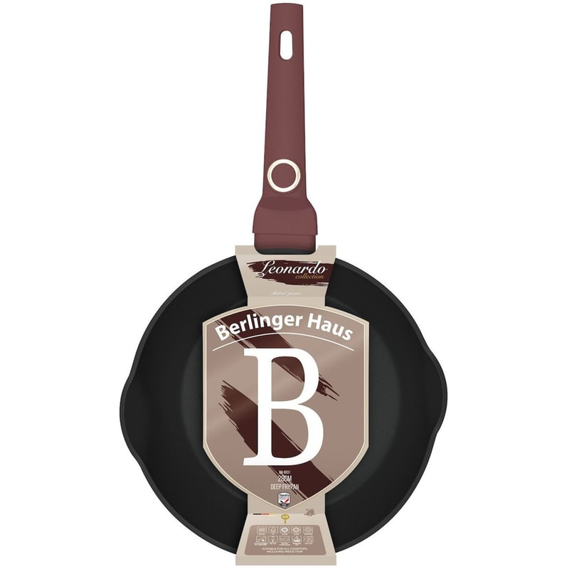 Αντικολλητικό Τηγάνι BERLINGER HAUS BH-8031 28 cm Μπορντό BERLINGER HAUS
