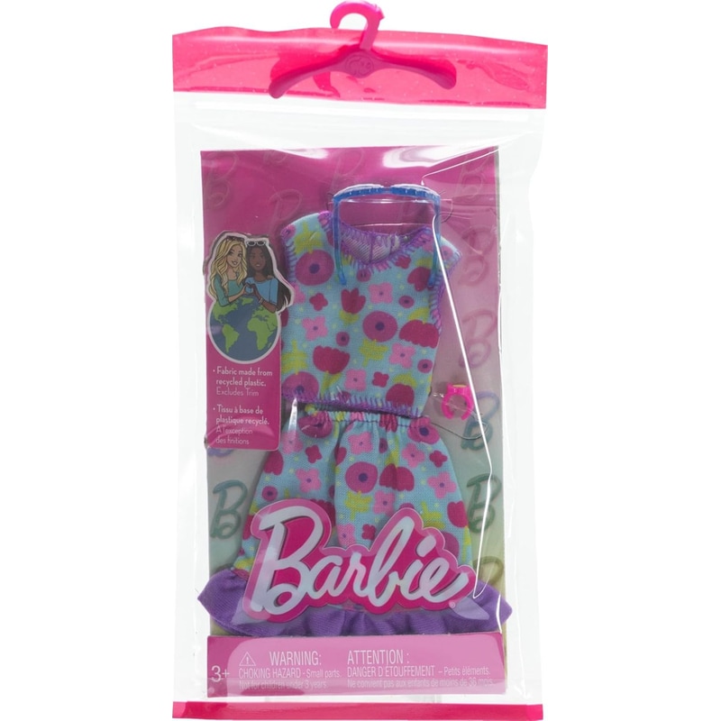 MATTEL Mattel Barbie: Fashion Pack - Turquoise Skirt And Top With Flowers (HRH39)