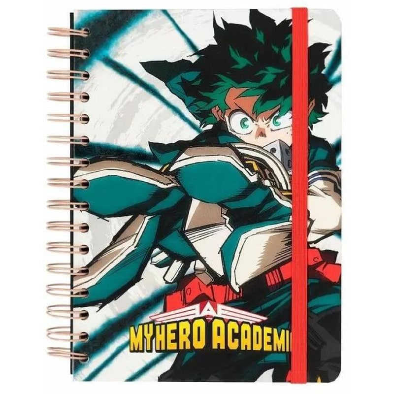 GRUPOERIK Σημειωματάριο Grupo Erik A5 Σπιράλ Τελείες My Hero Academia - Anime Collection Wiro