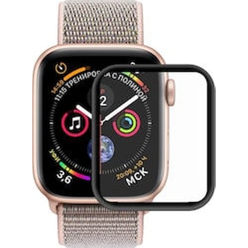 OEM Προστασία Οθόνης 3D Full Face Tempered Glass για Apple Watch 40mm