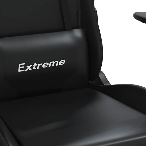 Καρέκλα Gaming VIDAXL 3143695 με Ρυθμιζόμενα Μπράτσα από Τεχνητό Δέρμα - Μαύρη image 5