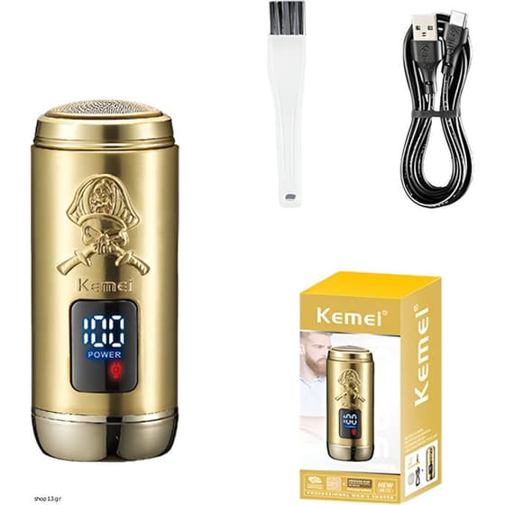 Ξυριστική Μηχανή Kemei - KM-C57 - Χρυσό image 1