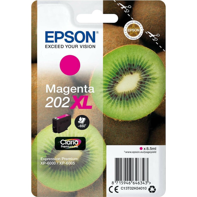 EPSON Μελάνι Epson 202XL Magenta - C13T02H34010