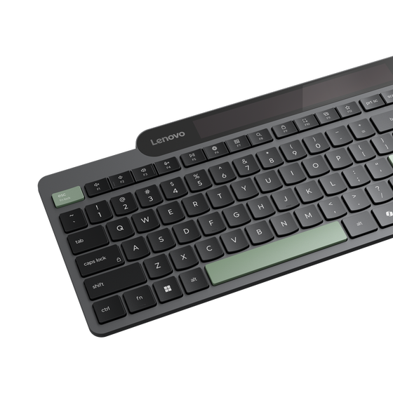 Lenovo Euro103P Ασύρματο Bluetooth Πληκτρολόγιο Black, Green (US) image 2