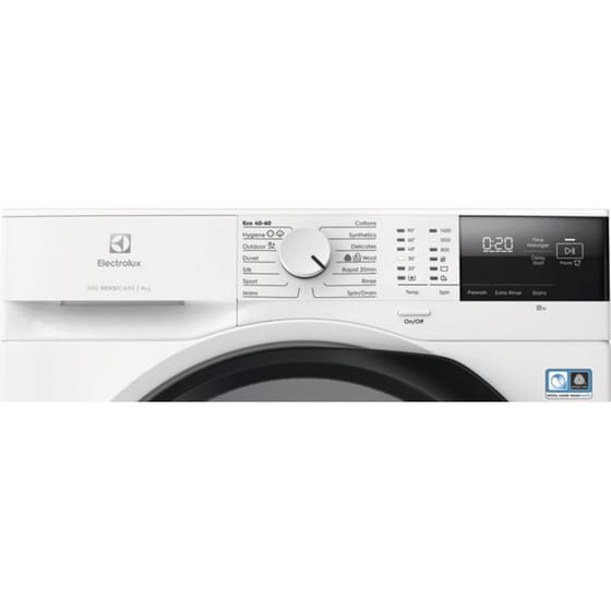ELECTROLUX EW6F2492E 9 kg 1.400 Στροφές Λευκό Πλυντήριο Ρούχων image 1